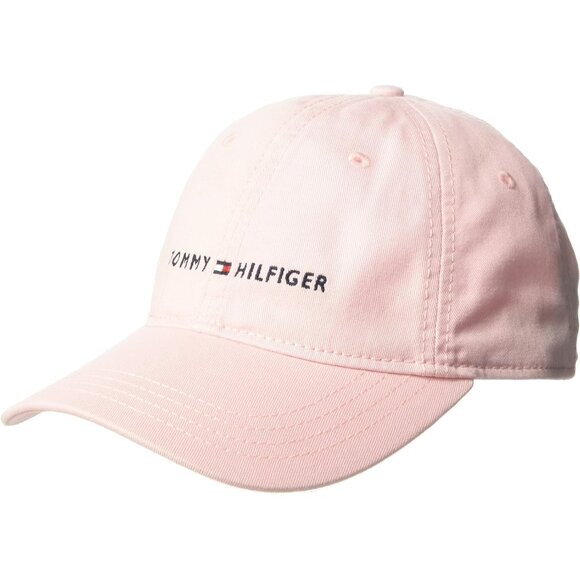 Men's Classic Cotton Comfort Logo Adjustable Strap Light Pink Baseball Hat Cap - Picture 1 of 3